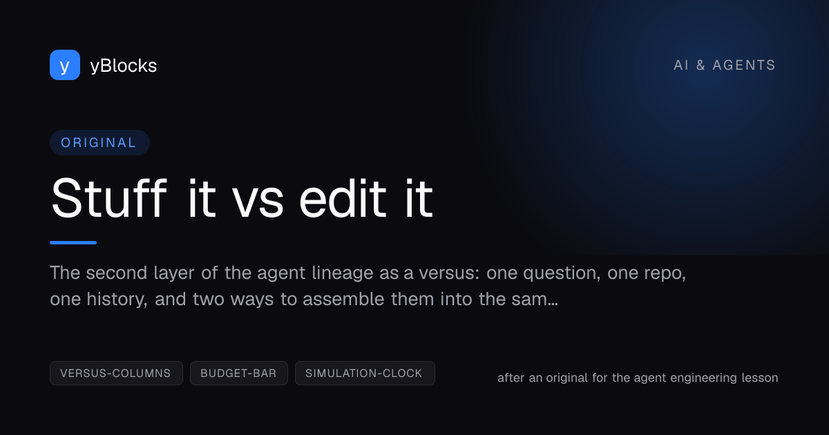Stuff it vs edit it cover